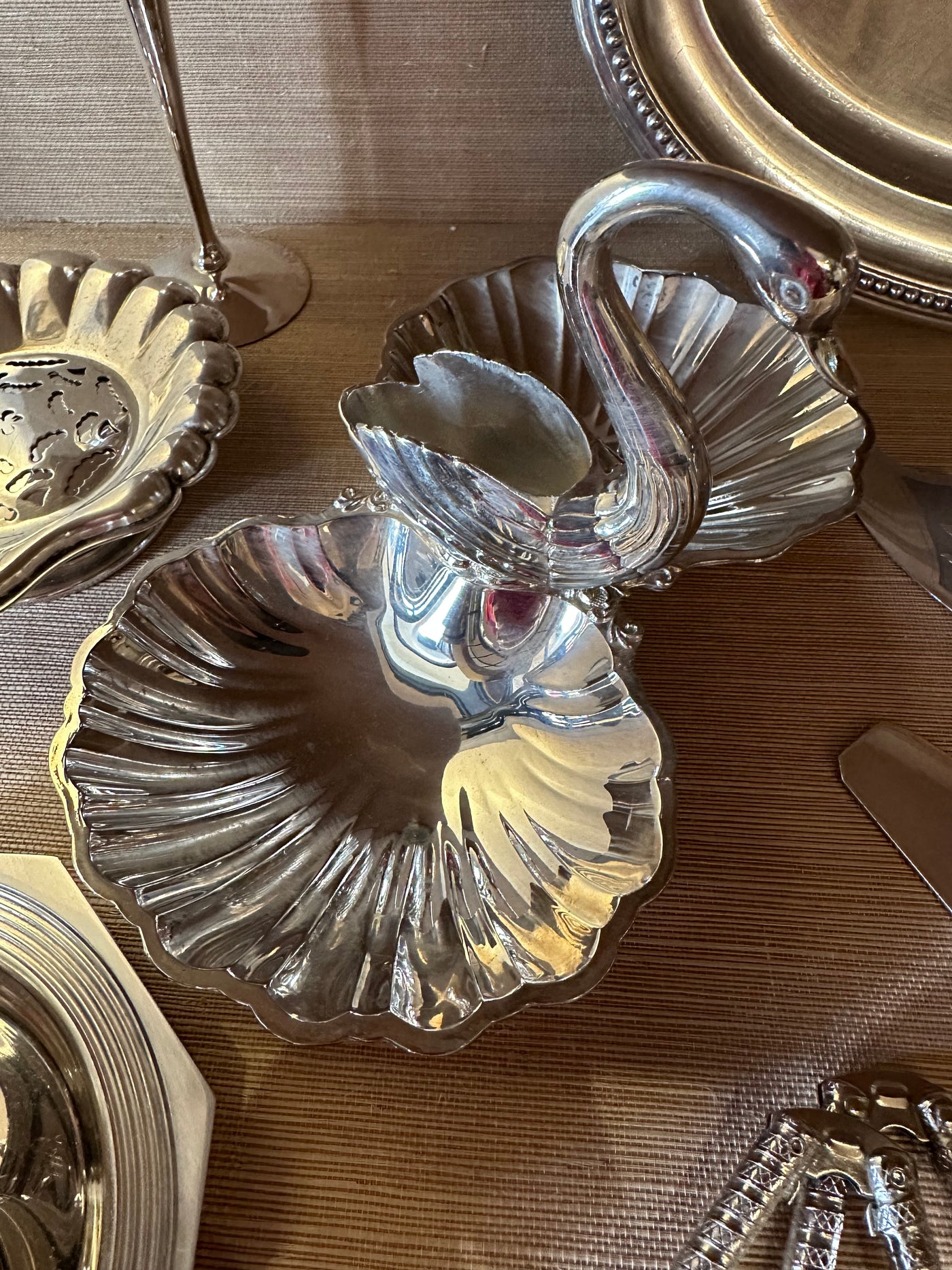 Silver Swan Appetizer Dish