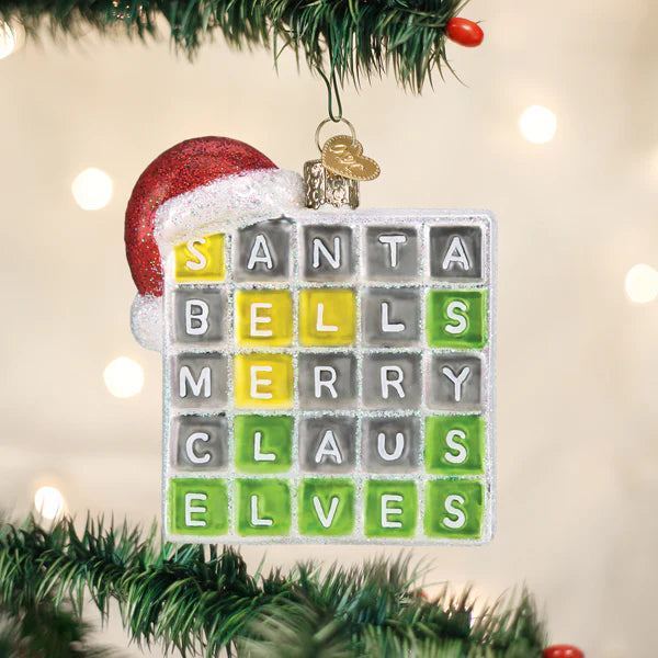 Wordle Ornament