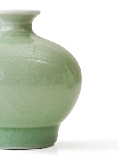 Set of Four Vintage Chinese Celadon Bud Vases