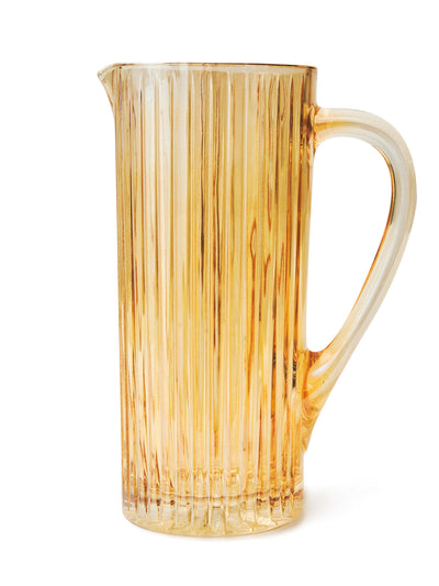 Prestige Glass Pitcher in Amber by Creart
