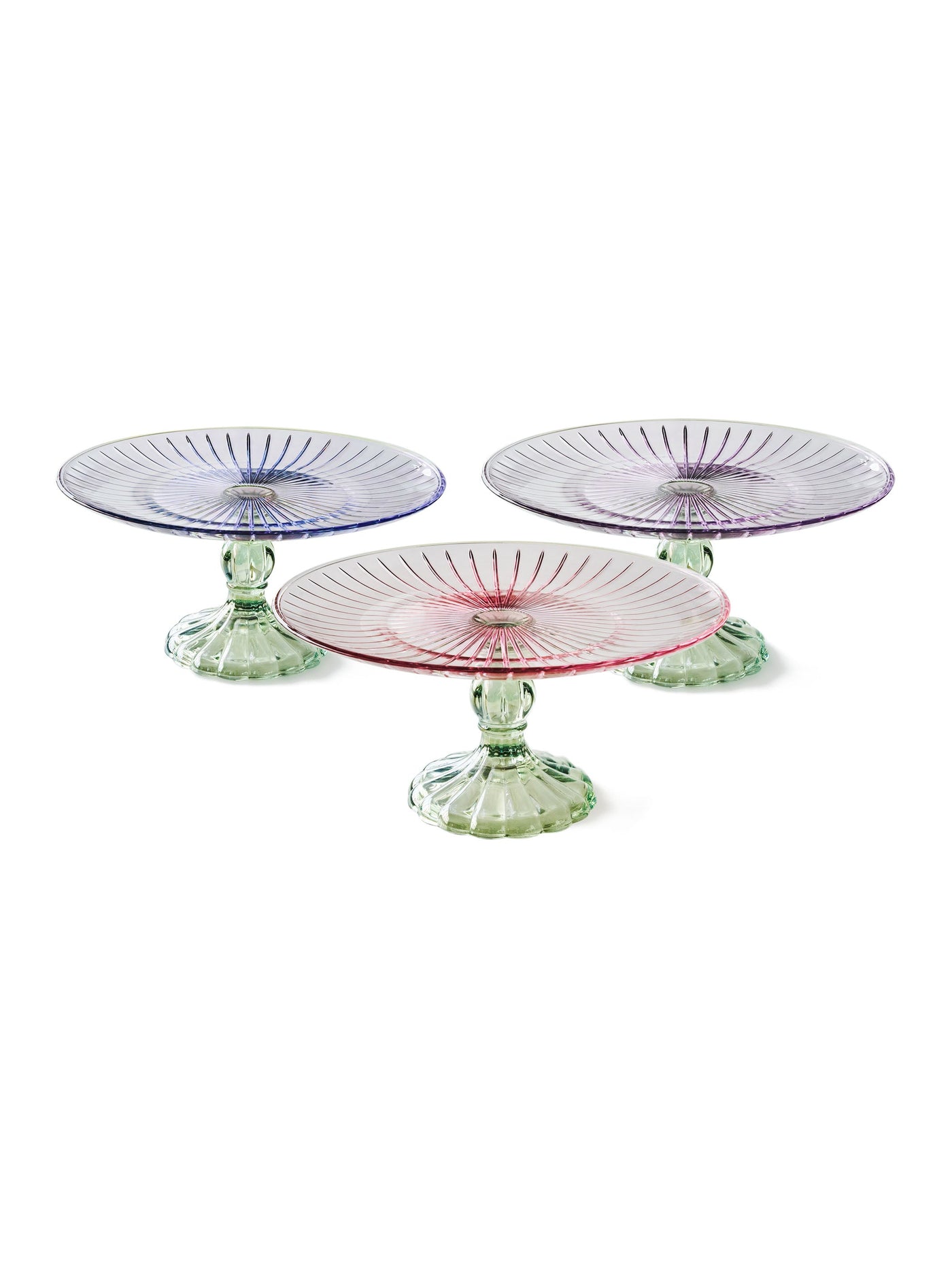 Prestige Cake Stand in Violet/Green by Creart