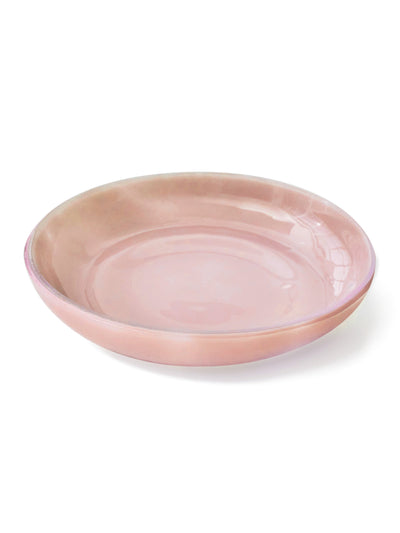 Handmade Glass Bowl in Rose by Caju Collective