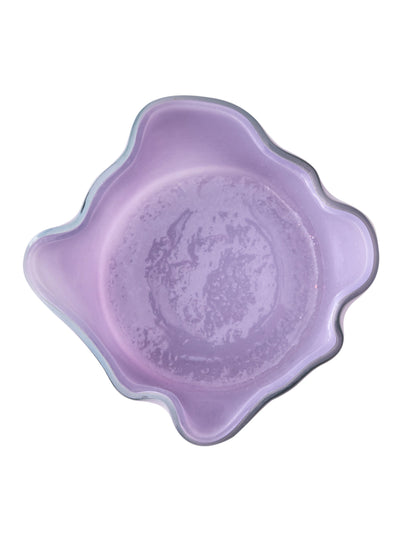 Glass Flower Bowl in Lavender by Caju Collective