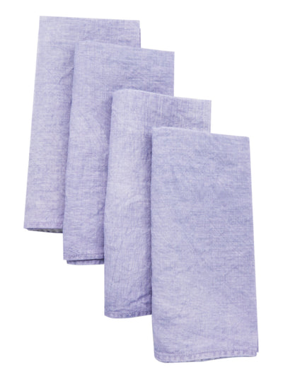 100% Italian Linen Napkin Set of Four in Purple by Bertozzi