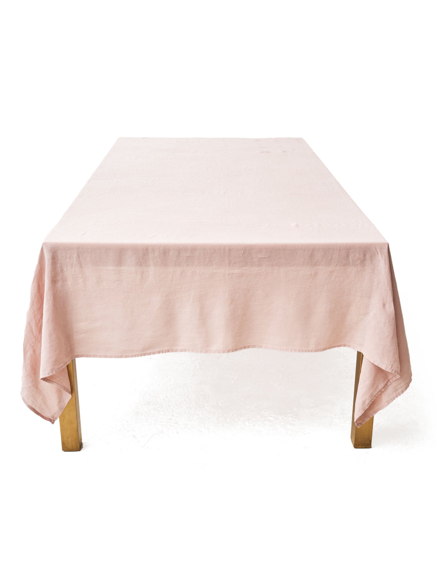 Rose Linen Tablecloth 170 x 250 by Madame de la Maison