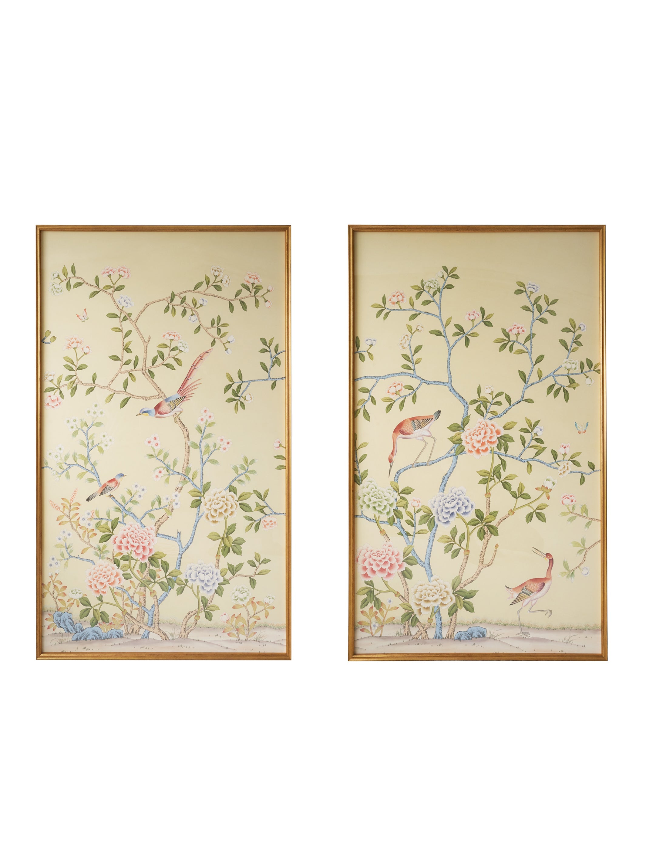 Pair of de Gournay Wall Panels – Permanent Resident