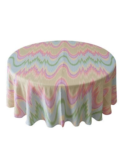 Aurora Round Tablecloth 260 cm in Pastel by Permanent Resident