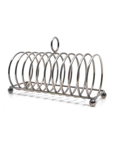 Vintage Round Silver French Toast Rack