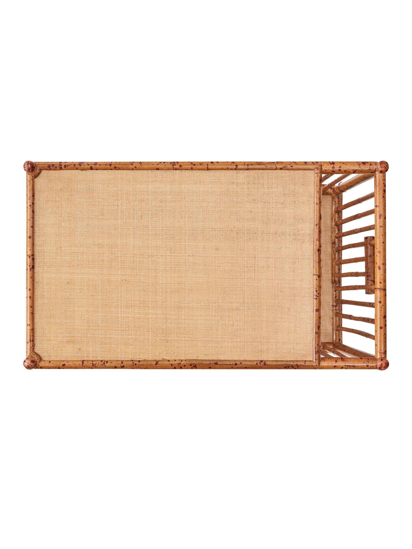 Audrey Rattan Breakfast Tray in Tortoise by Permanent Resident