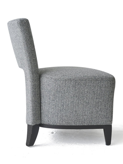 Pair of Low Chairs in Grey Cashmere from The Upper House