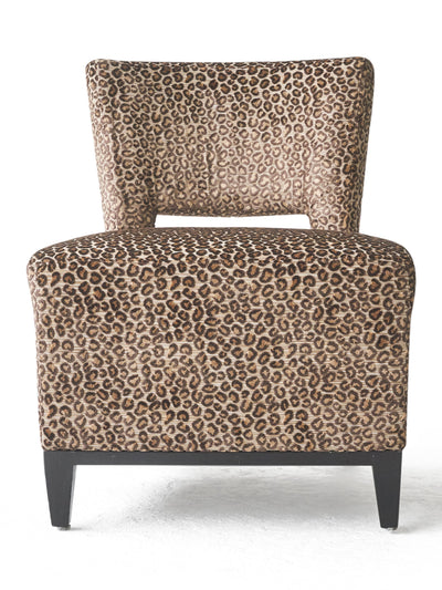 Pair of Low Chairs in Colefax and Fowler Leopard from The Upper House