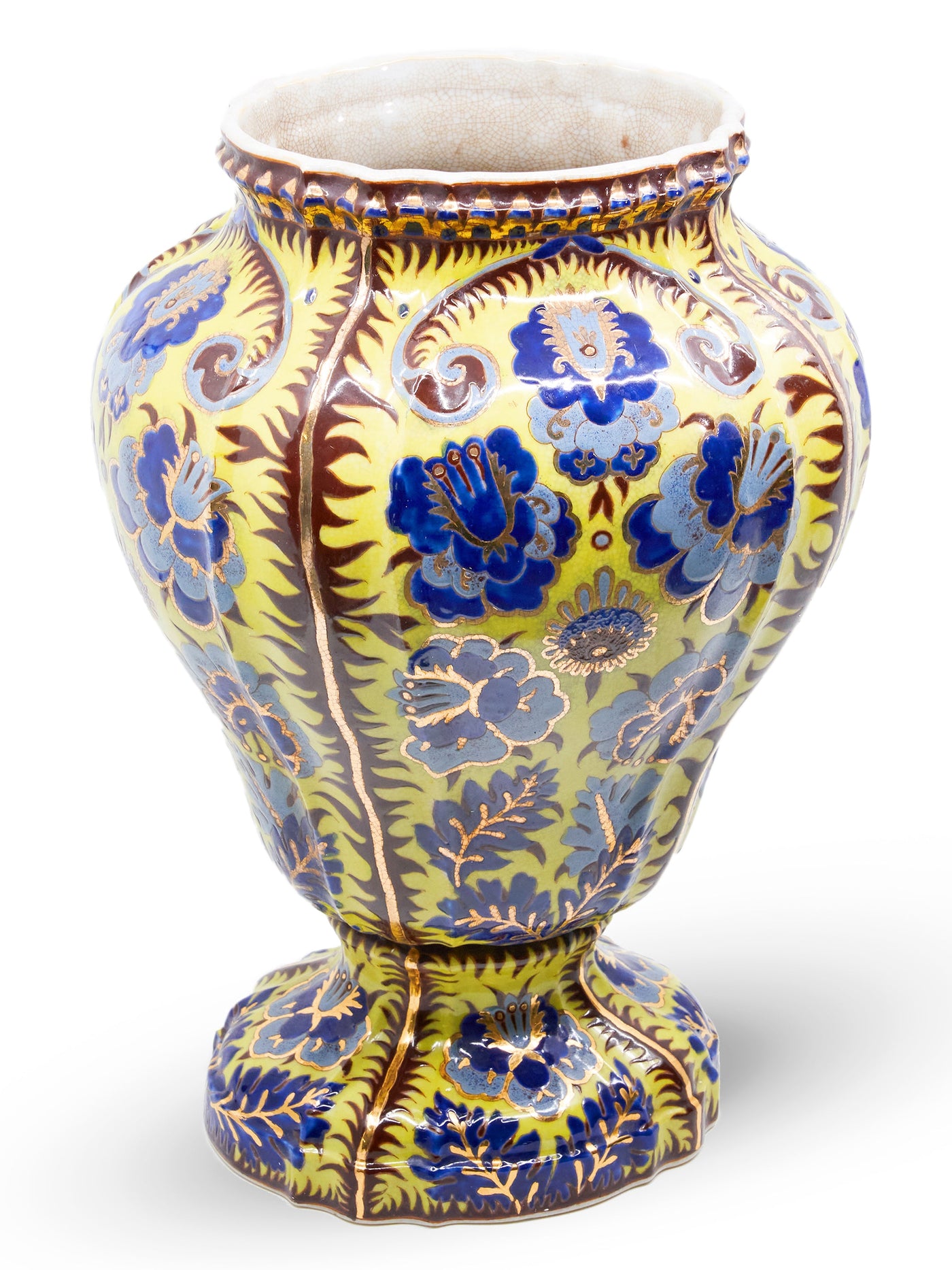 Acid Green Ceramic Vase
