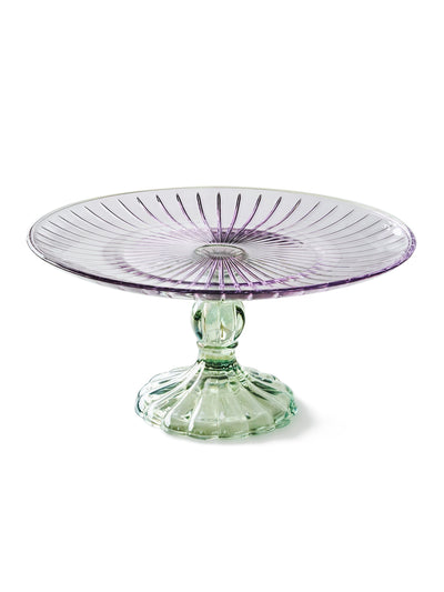 Prestige Cake Stand in Violet/Green by Creart